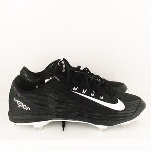 Nike Baseball Lunar Vapor Black Cleats Athletic Men’s Shoes Size 14 NEW w/o Box